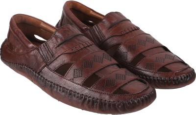 MOCHI Men Sandals(Tan , 6)