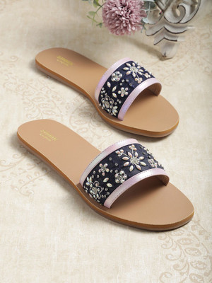 ANOUK Women Flats(Navy , 5)