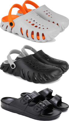 DRACKFOOT Men Clogs(Black , 6)