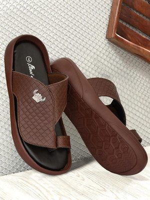Real Bliss Eva Doctor chappal Daily Leather office Partywear NonSlip Lightweight Slippers Men Sandals(Brown , 10)