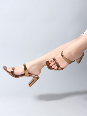Mast & Harbour Women Heels(Copper , 5)