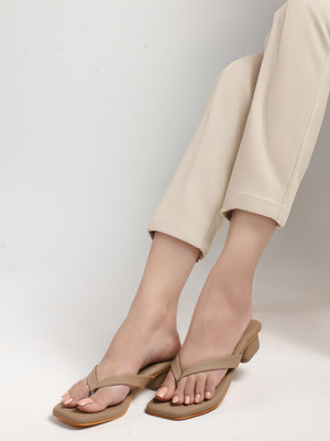 KILLER Women Heels(Beige , 6)