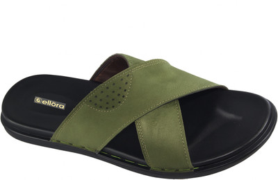 Gellora Men Sandals(Green , 6)