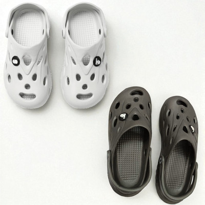 Monrav Men Clogs(Off White, Grey , 9)