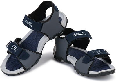 density Men Sandals(Blue, Grey , 9)