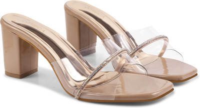 CORSICA Women Heels(Beige , 4)