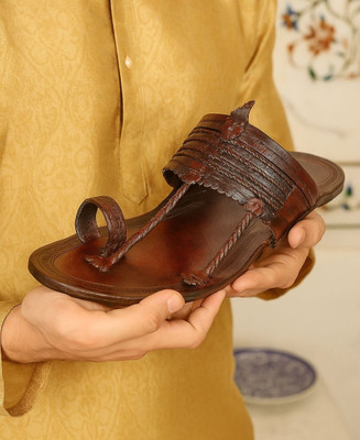 Kolhapuri Men Sandals(Brown , 8)