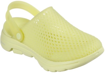 Skechers Women Clogs(Yellow , 7)