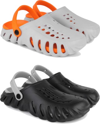 DRACKFOOT Men Clogs(Orange , 7)