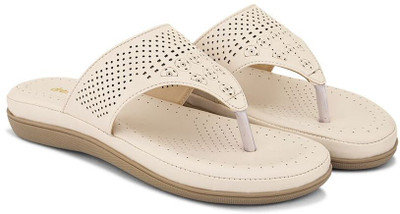 Dressberry Women Flats(Off White , 8)