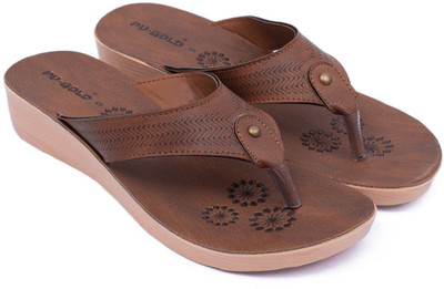 asian Women Brown Wedges