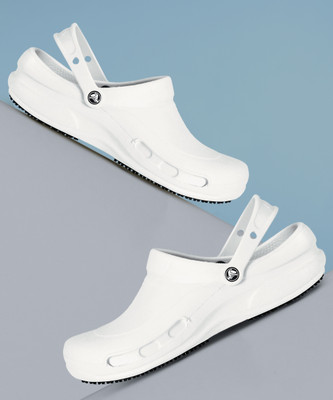 CROCS Bistro Men Clogs(White , 8 UK/India)