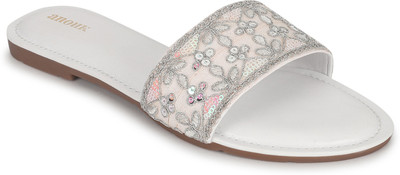 ANOUK Women Flats(White , 5)