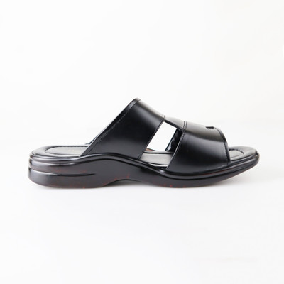 HIKBI Men Sandals(Black , 6)