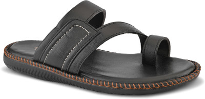 Asans Men Sandals(Black , 9)