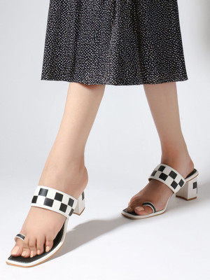 SUKUN Women Heels(Black , 5)