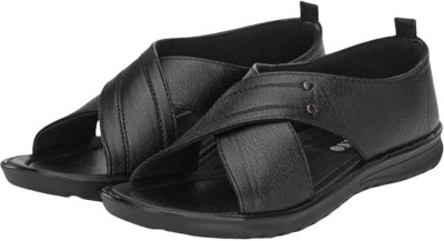 Browalk Men Sandals(Black , 11)