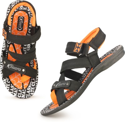 KANEGGYE Men Sandals(Orange , 8)