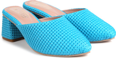 AFEEN Women Heels(Blue , 11)