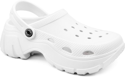 RADDZ SPORTS Women Clogs(White , 6)