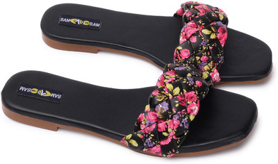 Bambam Women Flats(Black , 5)