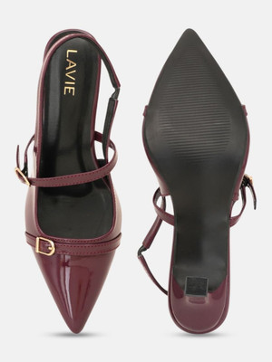 LAVIE Women Heels(Maroon , 3)