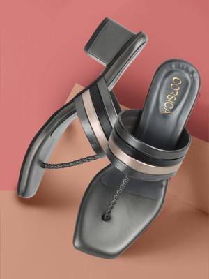 CORSICA Women Heels(Black , 7)