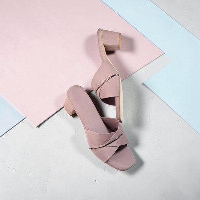 faishstar Women Heels(Purple , 7)