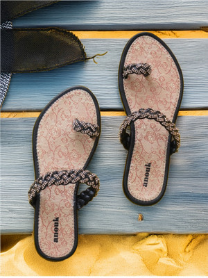 ANOUK Women Flats(Black , 7)