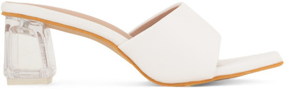 Dressberry Women Heels(White , 4)