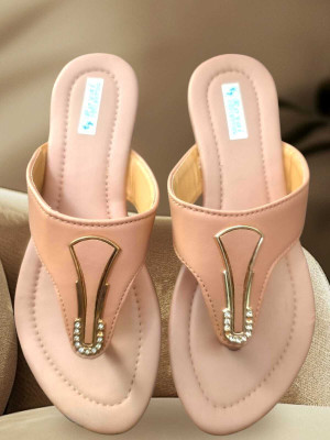 Nicesteps Women Flats(Tan , 5)