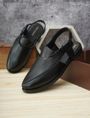 missas group Men Sandals(Black , 10)