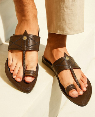 Kolhapuri Men Sandals(Brown , 7)