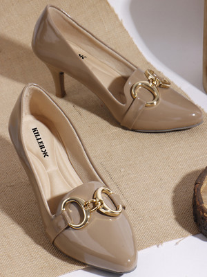 KILLER Women Heels(Beige , 7)