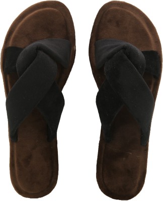 RAVIS Women Flats(Black, Brown , 7)