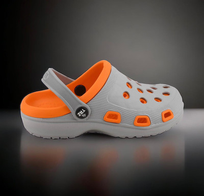 TRZ Men Clogs(Orange , 6)