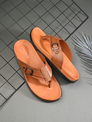 PROVOGUE Men Sandals(Tan , 6)