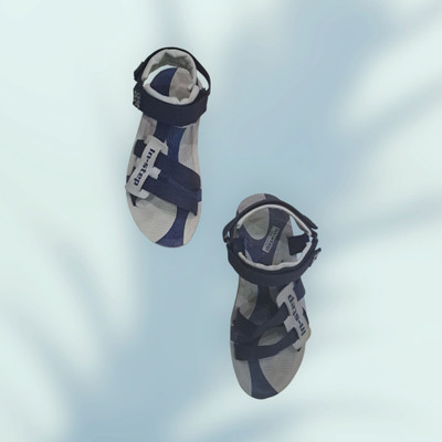Jivanesh Men Sports Sandals(Blue, White , 6)