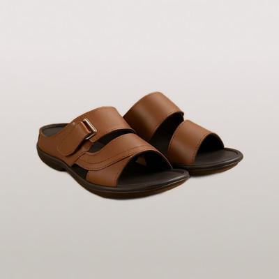 DINOY Men Sandals(Black , 10)