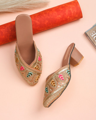 A S FOOT CRAFT Women Heels(Pink , 5)