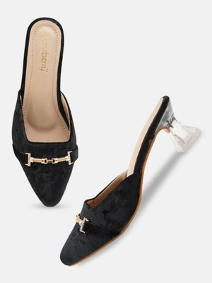 Dressberry Women Heels(Black , 7)