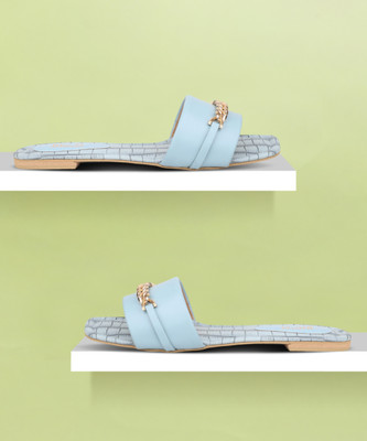 Inc.5 Women Heels(Blue , 4)