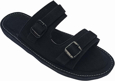 RA-Rock Men Flats(Black , 10)
