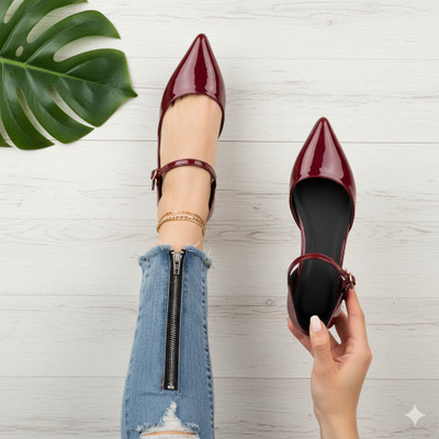 RuWin FASHION Women Bellies(Maroon , 3)