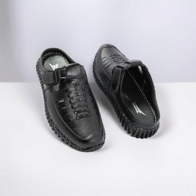 Zixer Men Sandals(Black , 7)