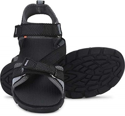 Sparx Men Sports Sandals(Black, Grey , 7)