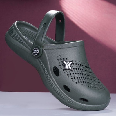 Yokai Men Clogs(Olive , 8)
