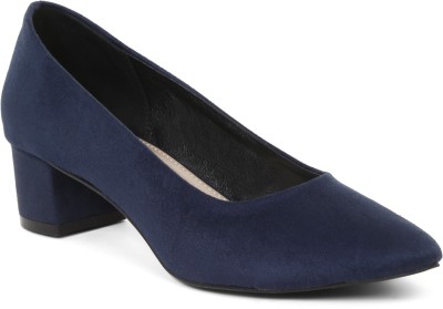 flat n heels Women Heels(Blue , 5)