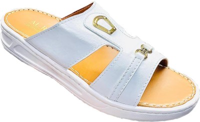 arba Men Sandals(White , 7)