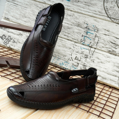 KILLER Killer Sandals | Comfortable & Durable Casual for Daily, Office & Party Wear Men Sandals(Brown , 10)